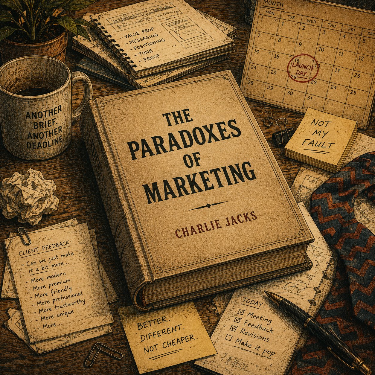 The Paradoxes of Marketing by Charlie Jacks — book cover